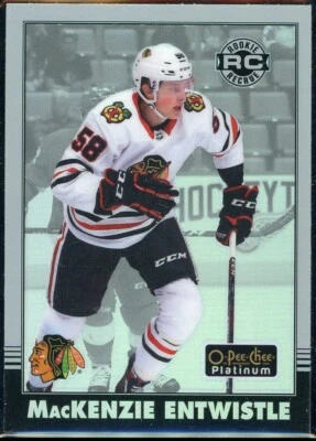 2020-21 O-Pee-Chee Platinum Retro Rainbow #R83 MacKenzie Entwistle - Image 1 of 2