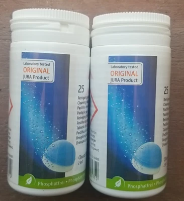 2 - Jura 2 Phase Cleaning Tablets for Fully Automatic Coffee Machines 25 ct Each - Image 1 of 4