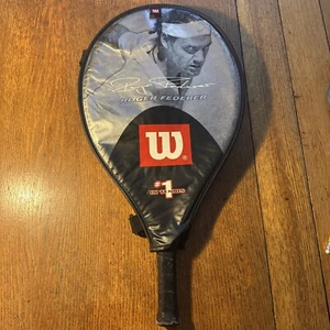 Wilson Roger Federer 23” Tennis Racket Titanium Double Beam and Full Cover - Picture 1 of 24