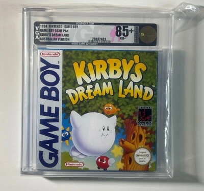 1994 Nintendo Game Boy Kirby's Dream Land VGA 85+ Gold NM+ Australian Version - Image 1 of 2
