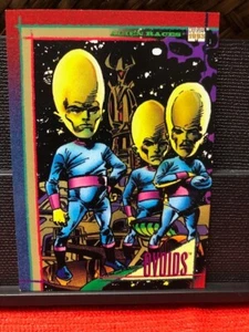 1993 Skybox Marvel Universe Series 4 - Card #118 OVOIDS-Alien Races-Near Mint - Picture 1 of 19