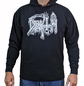 DEATH (Classic Logo) Herren Pull-Over Hoodie - Bild 1 von 2