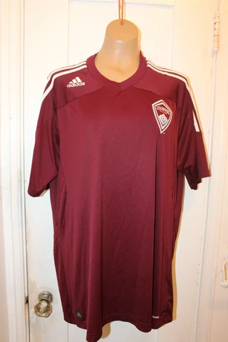 ADIDAS Colorado Rapids MLS Soccer Men's XL Extra Large Home Jersey 2011/12 Cover