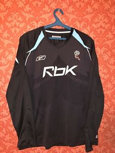 RARE Bolton 2007-2008 away football shirt #7 size XL reebok longsleeve