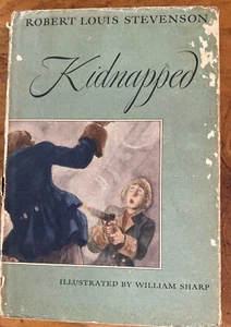 1949 Antique Book "Kidnapped" Robert Louis Stevenson w/ DJ - Picture 1 of 10