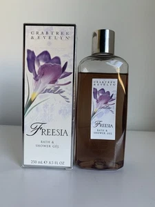 Vintage Crabtree & Evelyn Freesia Bath Shower Gel 250ml 8.5 oz fI Low Fill Line - Picture 1 of 7