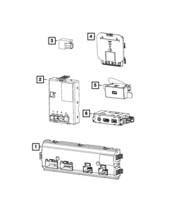 Genuine Mopar Comfort Seat Wheel Module 68517011AB - Picture 1 of 4