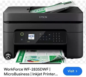Epson WorkForce WF-2835DWF Inkjet Printer With Full Inks - Picture 1 of 6