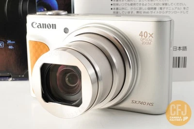 [15% OFF] Canon PowerShot SX740 HS 4K Silver Compact Digital Camera zoom JP #719 - Image 1 of 4