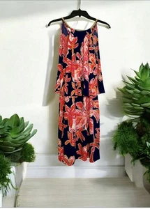 Lilly Pulitzer Lucia Via Engineered Floral Sunny Dress Size Small S Retail $228 - Picture 1 of 6