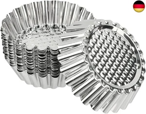 BUYGOO 20 Stück Törtchenform tartelette förmchen Klein Tarteform An - Bild 1 von 9