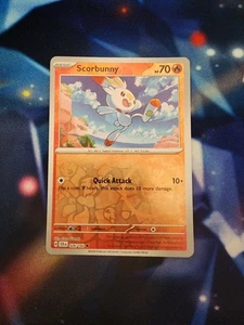 Scorbunny Common SV07: Stellar Crown 026/142 NM Reverse Holo - Picture 1 of 1