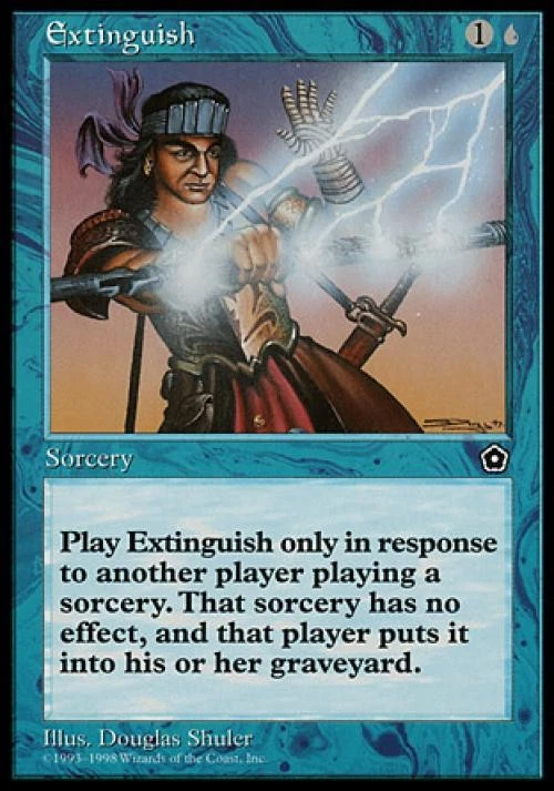 Extinguish - Light Play MTG Portal Second Age - Image 1 of 1