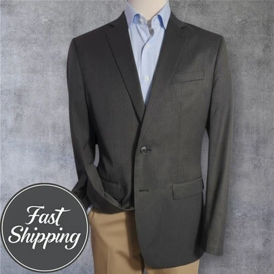 Casaco esportivo masculino BANANA REPUBLIC ajuste sob medida 46L blazer dois botões jaqueta terno - Imagem 1 de 4