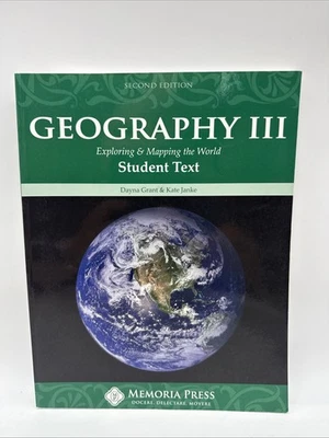 Memoria Press Geography III (3) Exploring & Mapping the World Student Text - Image 1 of 4