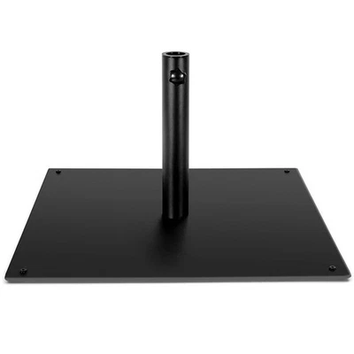 Base cuadrada para paraguas de patio de 25" con peso de 42 libras para pie de mercado al aire libre Foto 1 de 4