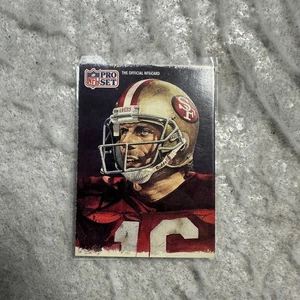 1991 Pro Set Football Card Joe Montana #387 San Francisco 49ers - Picture 1 of 8