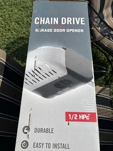Genie 1/2 HP Durable Chain Drive Garage Door Opener 1035-VE2 38956RR - Picture 1 of 3