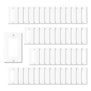 Decorator Outlet Covers Decora Receptacle Wall Plate Light Switch Cover Plate... - Picture 1 of 8