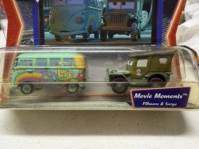 Disney/pixar Cars Movie Moments, Fillmore & Sarge 1:64 scale Diecast Cars - Image 1 of 4
