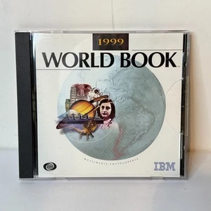 World Book 1999 IBM Multimedia Encyclopedia CD-ROM PC Software *BUY 2 GET 2 FREE - Picture 1 of 4
