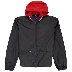 Gucci Giacca a vento uomo con logo stampato nero IT 48/M - Foto 1 di 16