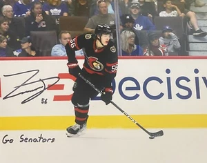 JORIAN DONOVAN Signed 8x10 Photo! Ottawa Senators PROSPECT W/ Go Senators! W/COA - Foto 1 di 2