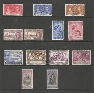 Montserrat EL PAR DE BODAS DE PLATA GVI 1948 + 4 otros juegos GVl muy finos usados - Imagen 1 de 2