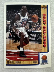 1991-92 Upper Deck East All Star #452 Michael Jordan quasi nuovo o meglio carta grezza - Foto 1 di 6