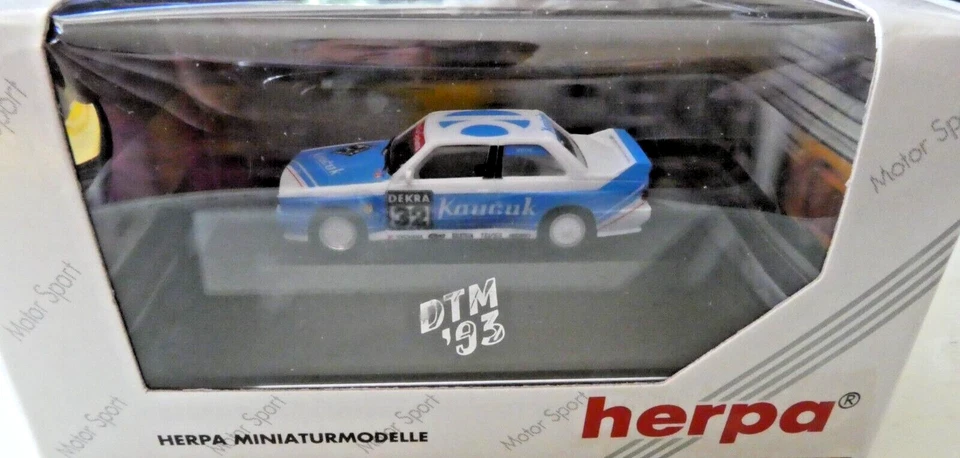 HERPA 035781 H0 BMW M3 DTM '93 KAUCUK Nuovo in OVP - Immagine 1 di 1