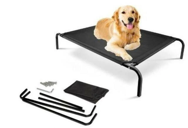 Durmaz DUR4261 Raised Pet Bed - Black