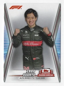 2023 Topps International Card Day #NTCD-F18 Zhou Guanyu ~ Alfa Romeo F1 Team - Picture 1 of 2