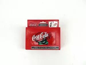 Coca Cola 2000 Red Tin Bicycle Playing Cards, Set Of 2 - New! - Picture 1 of 5