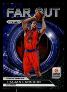 Trajan Langdon 2023-24 Panini Prizm Turkish Airlines EuroLeague #4 Far Out - Picture 1 of 2