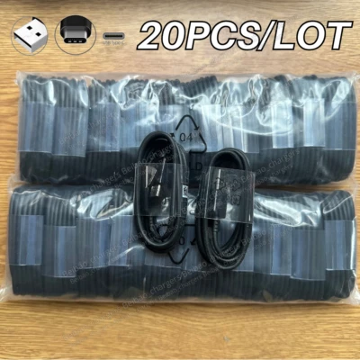 批量 USB C 型充电器 电缆 USB C 快速充电线 适用于三星 Android — 第 1/4 张图片