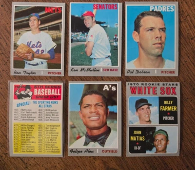 1970 TOPPS BASEBALL YOU PICK #402 - #718 ****FREE SHIPPING**** - Image 1 of 4