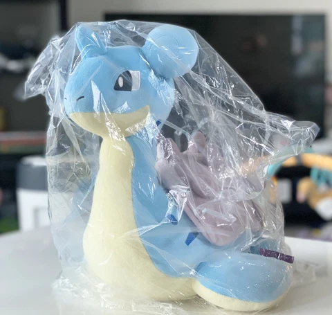 Brand New Pokémon Lapras Plushy Japan Authentic Very Soft Soft Toy Tokyo Big Cover