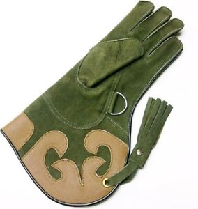 Falconry Glove Suede Leather Bird Handling Glove. Falconry Glove