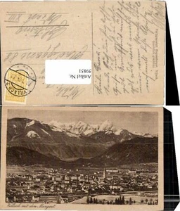 59851,Villach m. Mangart 1924 - Bild 1 von 1