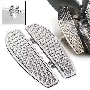 Chrome Driver Floorboard For Harley Softail Deluxe FLSTN Street Glide FLHX FLHXS - Picture 1 of 17