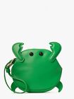 Kate Spade Green Shelly Crab Wristlet Coin Purse Bag Charm Leather