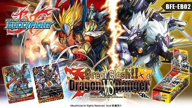 Future Card Buddyfight BFE-EB02 Great Clash Dragon VS Danger Booster Box - image 1 of 1