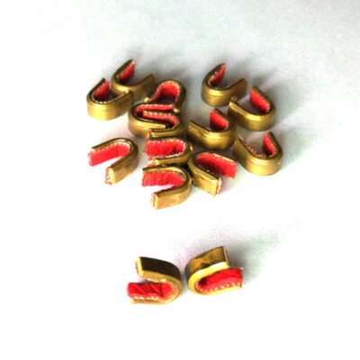 Archery String Nocking Points Brass Nock Buckle Clips Shoot Bow String Protecter - Image 1 of 4