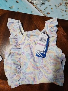 Nautica Girls Size 6 UV Protection, Performance One Piece Bathing Suit - Picture 1 of 4