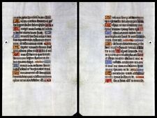 Light Up Handwriting on Parchment Sheet to A Stundenbuch Um 1500 (066)
