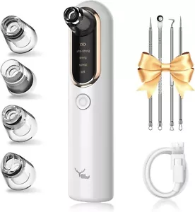 Black Head Remover for Face with 4 Suction Heads Pore Vacuum Cleaner Acne Pimple - Picture 1 of 7