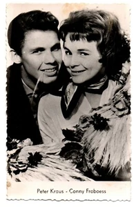 PETER KRAUS & CONNY FROBOESS ➔ AK ohne Autogramm ➔ DDR ➔*aus Sammlung* - Bild 1 von 2