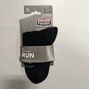 Darn Tough - Run 1/4 Ultra-Lightweight, Black, Small - Picture 1 of 2