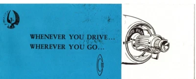 Vintage Original Chrysler and Imperial Auto Pilot Pamphlet - Image 1 of 3