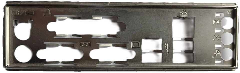 SCHEDA MADRE ASUS P5KPL-AM EPU - I/O REAR SHIELD BACKPLATE MASCHERINA I/O SCUDO - Immagine 1 di 4